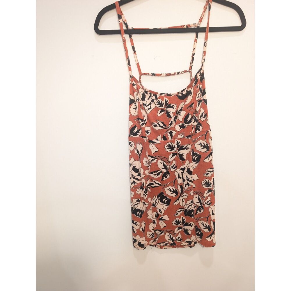 Terranova Floral Cut-Out Strappy Mini Dress - Looks gorgous while on!)